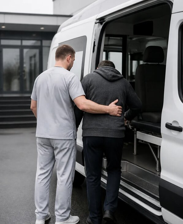 Организация медтранспортировки в Луге от 5155 р. | Медзона