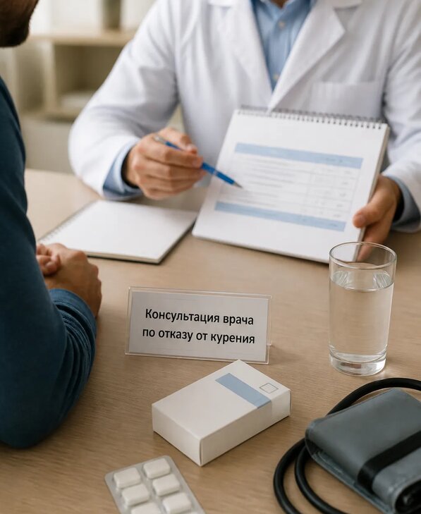 Консультация врача по отказу от курения для взрослых в Луге